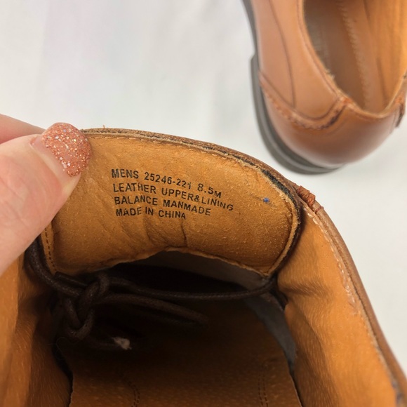 Stacy Adam’s Brogue Wig Tip Cap Toe Men’s 8.5 Leather Shoe 25245 - Picture 7 of 8